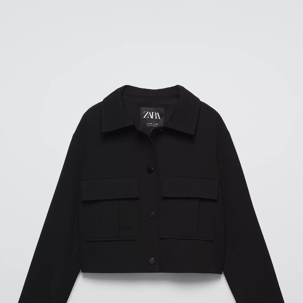 Zara Women's Utility Jacket in Black